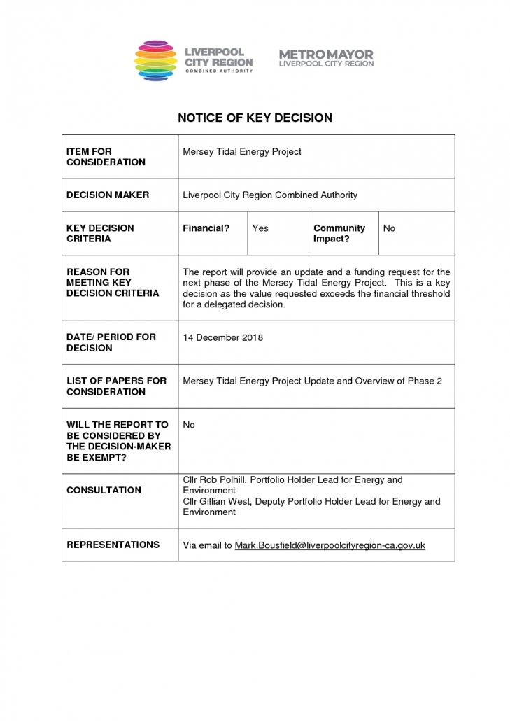 Policy Documents Liverpool City Region Combined Authority