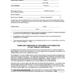 Pre Authorized Property Tax Payment Application Form Printable Pdf Download