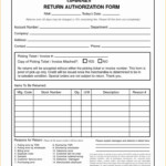 Return Authorization Form Template Awesome 24 Of Return Authorization