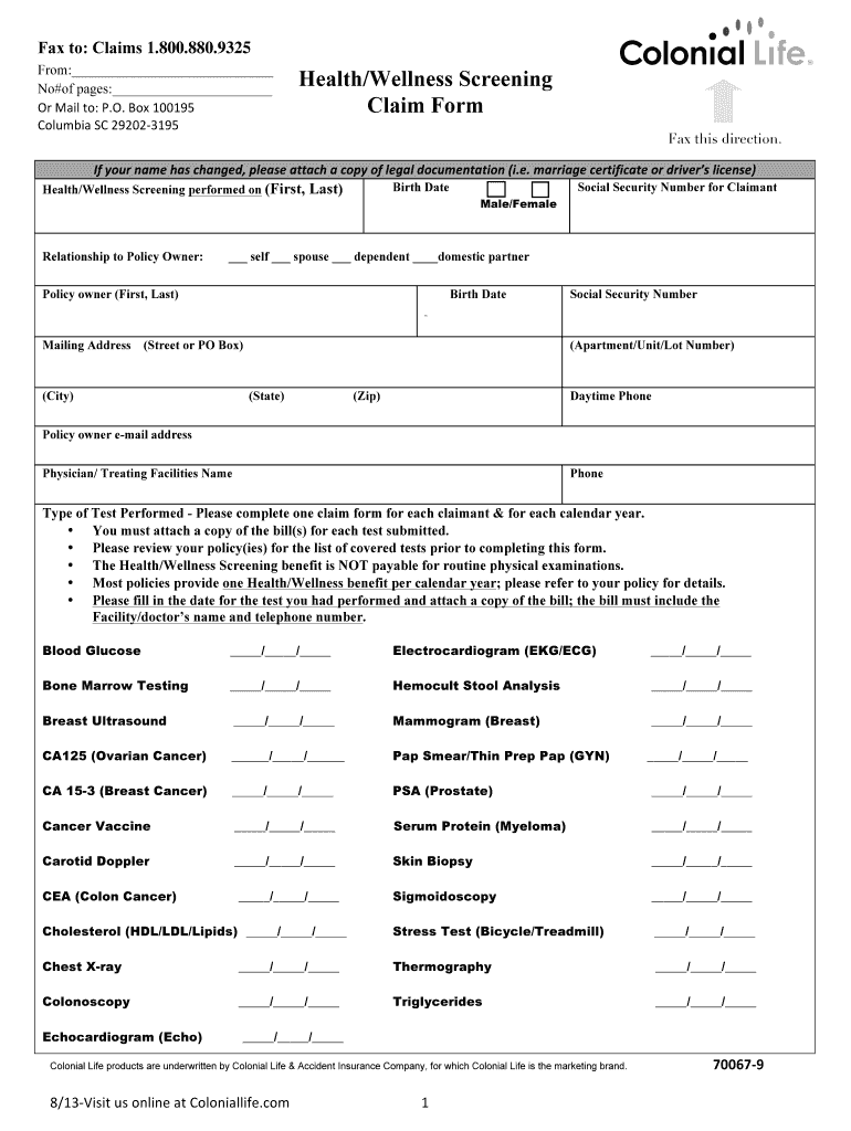 Security National Life Insurance Claim Forms Shachidesigns