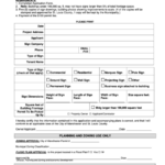 Sign Application Form City Of Manchester Department Of Public Works