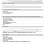 Special Health Care Plan Template Printable Pdf Download