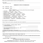 Student Health Record Form Printable Pdf Download