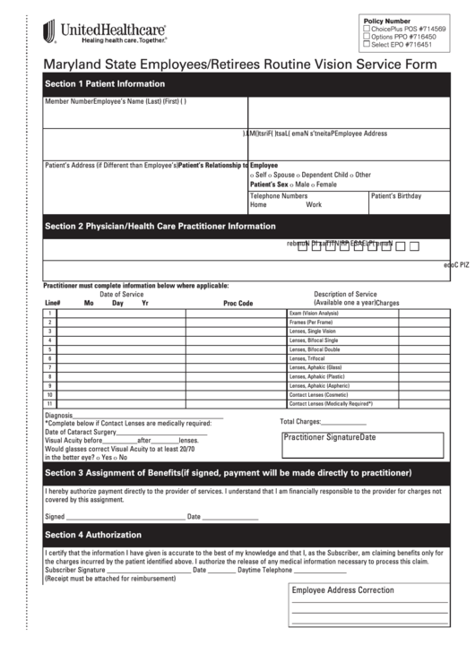 Top 11 United Healthcare Claim Form Templates Free To Download In PDF 