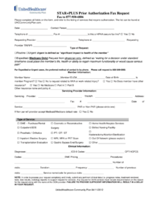 Uhc Community Plan Prior Authorization Form Fill Out And Sign