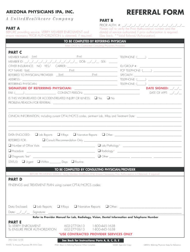 Uhc Community Plan Referral Form Fill Online Printable Fillable 