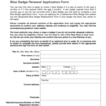 UK Wirral Blue Badge Renewal Application Form Fill And Sign Printable