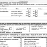 V5C For Resident Parking Permit Help Onto Community