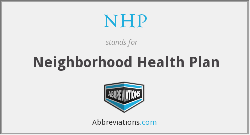 What Is The Abbreviation For Neighborhood Health Plan