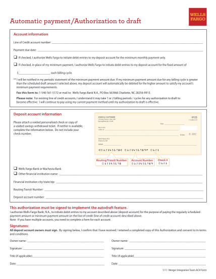 16 Ach Authorization Form Template Free To Edit Download Print