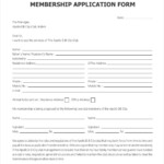 17 Sample Club Application Templates PDF DOC