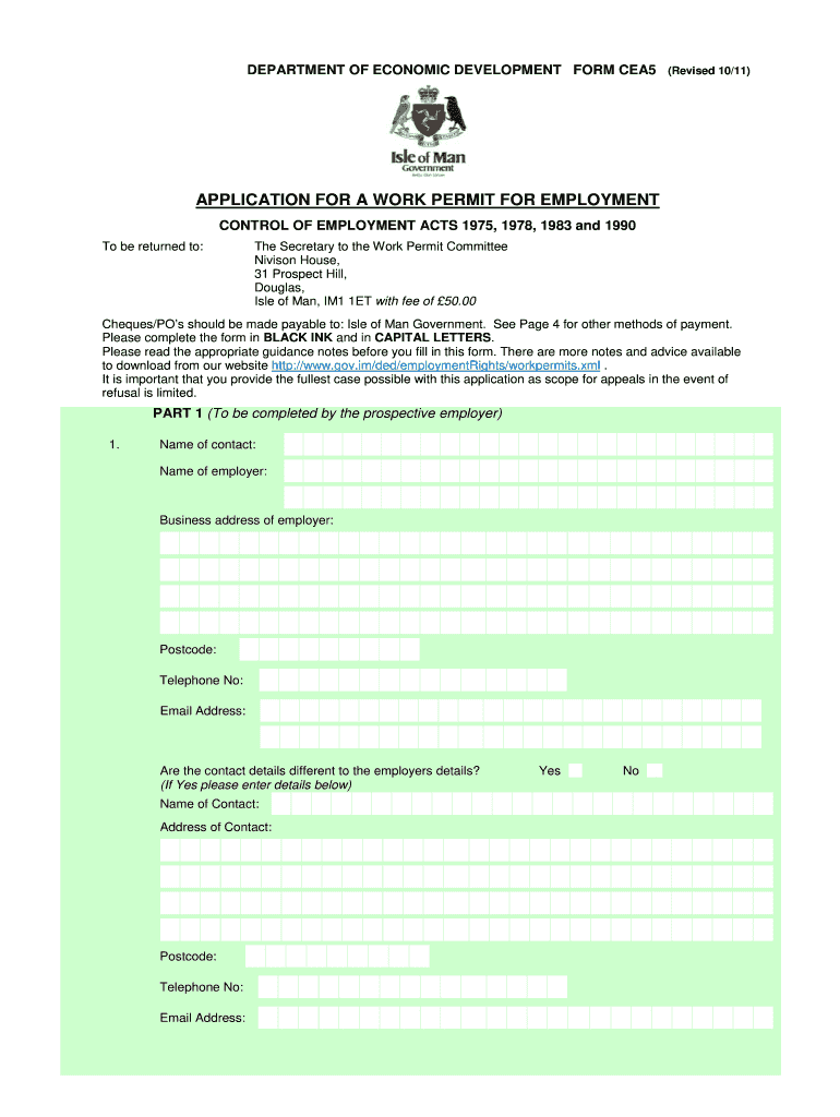 2011 Form IM CEA5 Fill Online Printable Fillable Blank PdfFiller