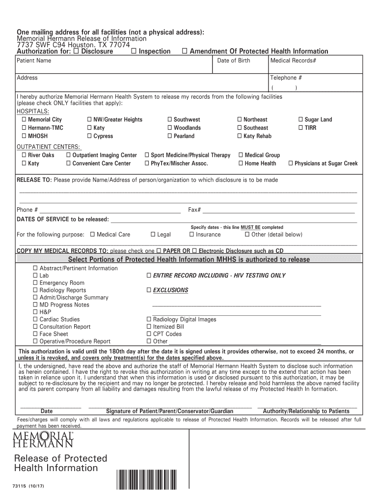 2017 2023 Form TX 73115 Fill Online Printable Fillable Blank PdfFiller