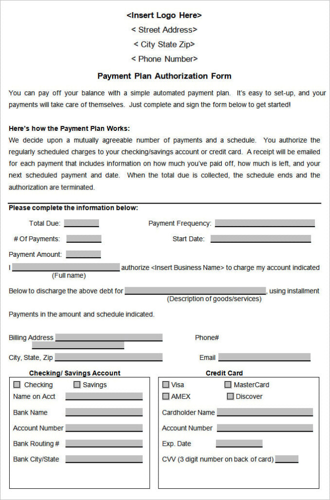 9 Payment Plan Templates To Take Care Of All Your Payment Related 