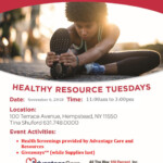 Affinity Health Plan Healthy Resource Tuesdays Advantage Care Health