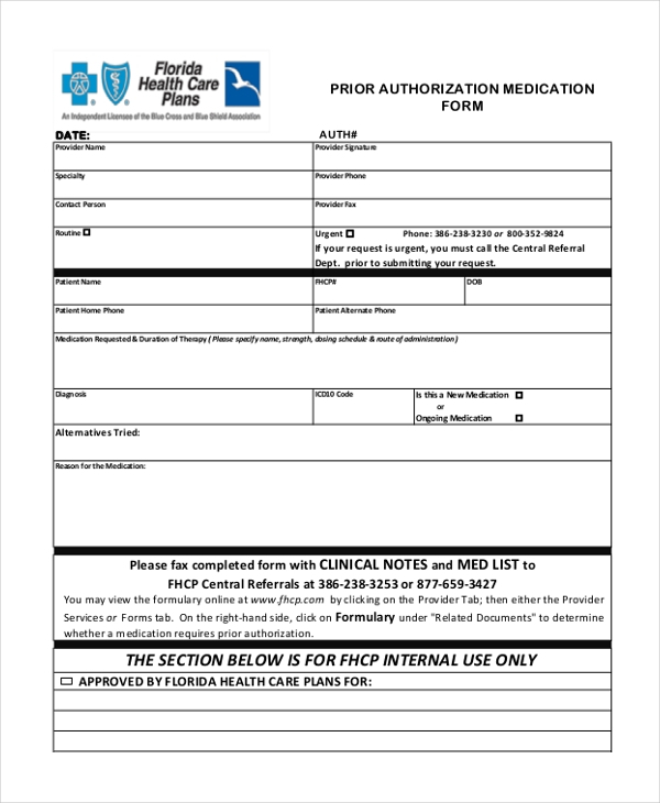 Alliant Health Plans Medication Prior Authorization Form PlanForms