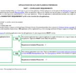 APPLICATION FOR FULL PLANNING PERMISSION