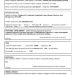 Application Form pdf Shropshire Council