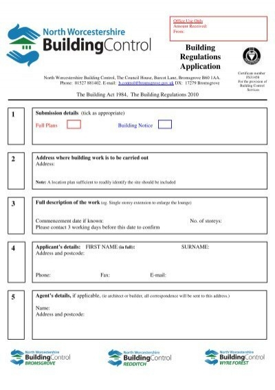 Application Form Wyre Forest District Council