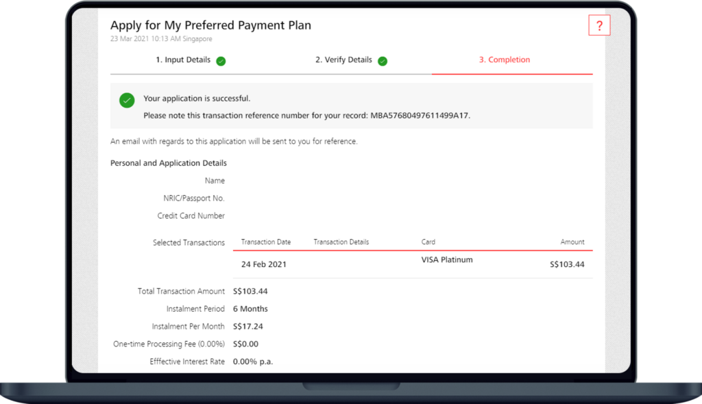 Apply For My Preferred Payment Plan DBS Singapore