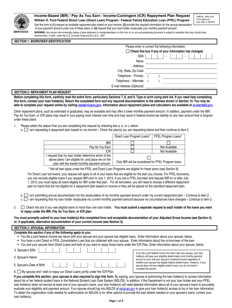 Based Repayment Form Fill Out Sign Online DocHub