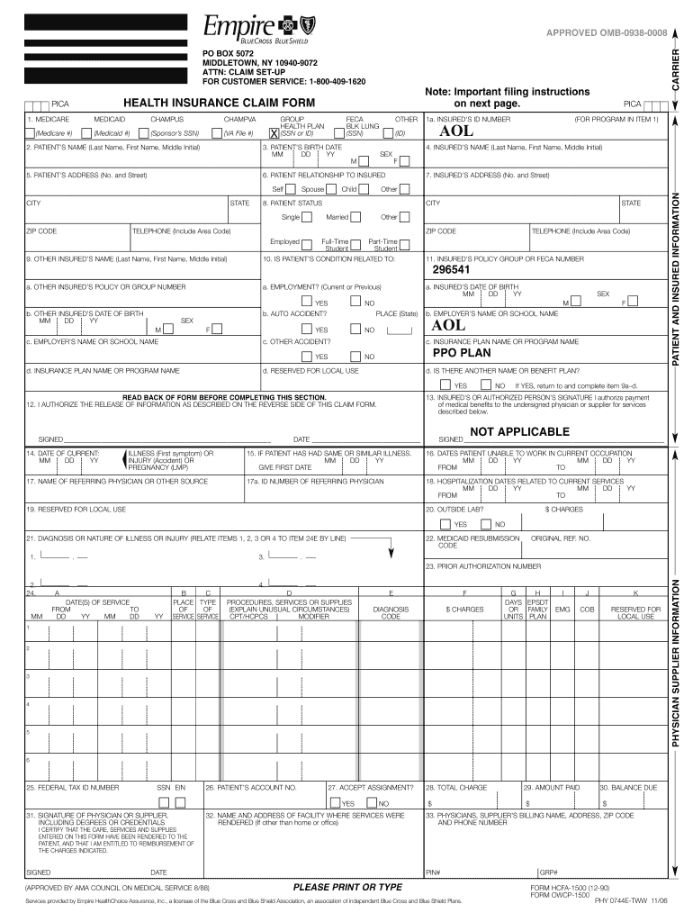 Bcbs Empire Plan Prior Authorization Form PlanForms