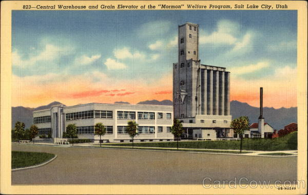 Central Warehouse And Grain Elevator Of The Mormon Welfare Program