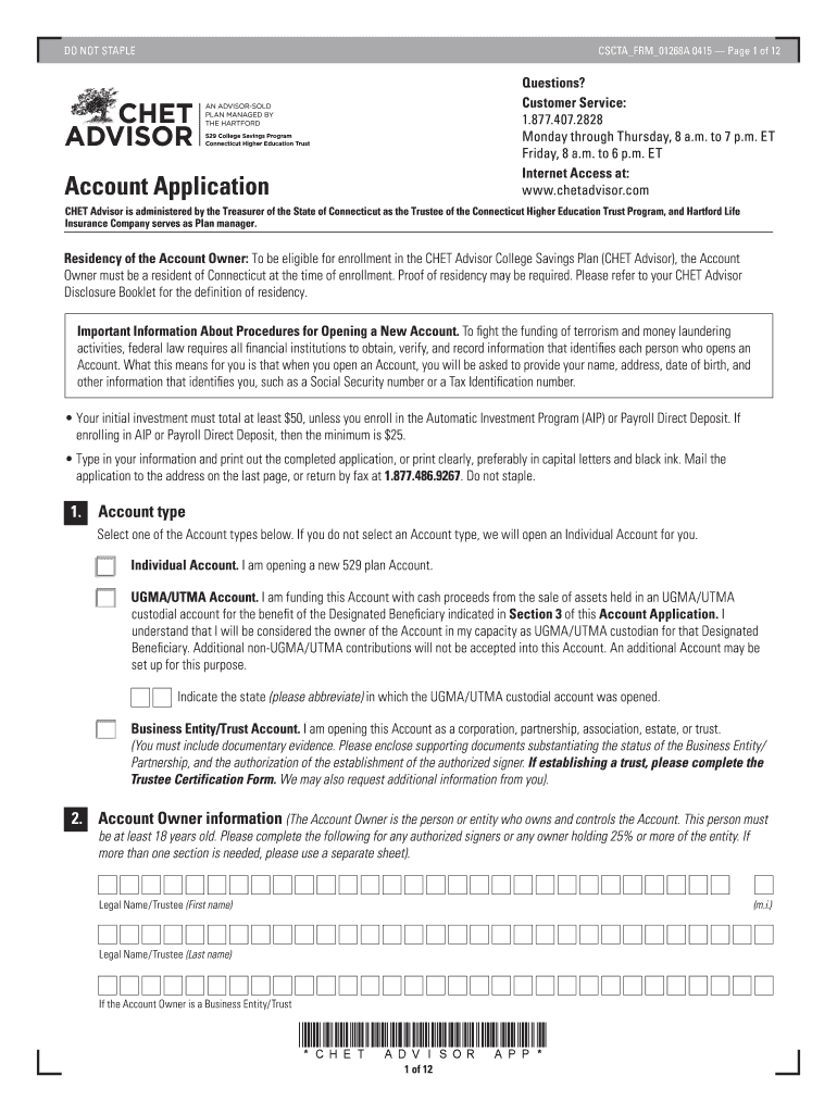 Chet 529 Forms Fill Out And Sign Printable PDF Template SignNow
