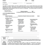 Chronic Illness Verification Form Fill Online Printable Fillable