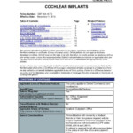 COCHLEAR IMPLANTS Oxford Health Plans