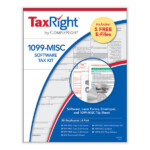 ComplyRight TaxRight 1099 MISC 4 Part Tax Forms For 50 Recipients With