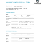 Counselling Referral Form How To Create A Counselling Referral Form