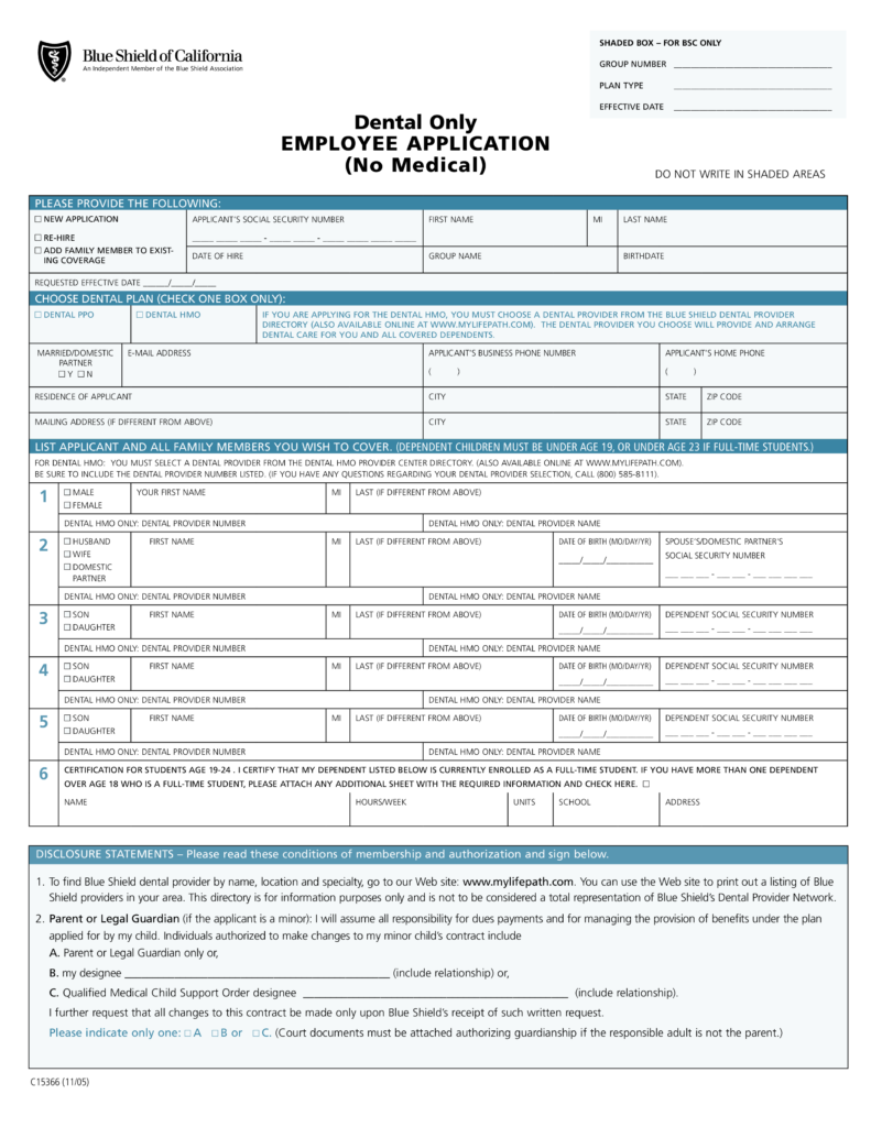 Dental Employee Application Form How To Create A Dental Employee 