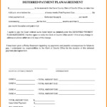 Dental Payment Plan Agreement Template Printable