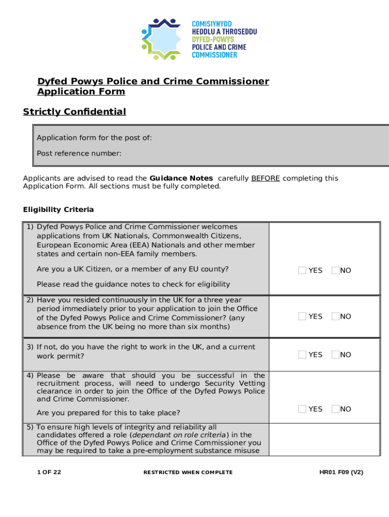 Dyfed Powys Police And Crime Commissioner Doc Template Doc Template 