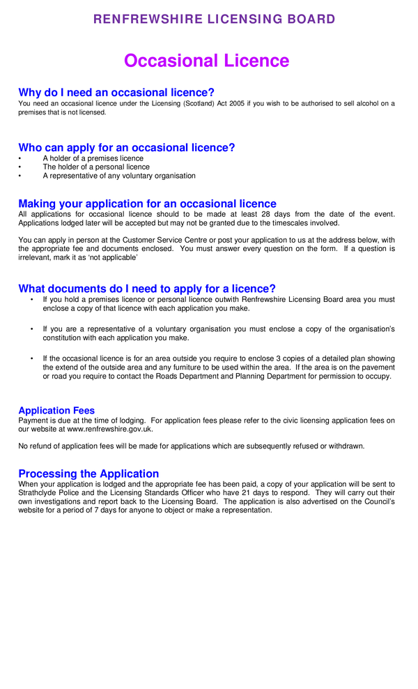East Renfrewshire Council Planning Application Form PlanForms