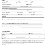 Emergency Medical Information Form Fillable Printable Forms Free Online