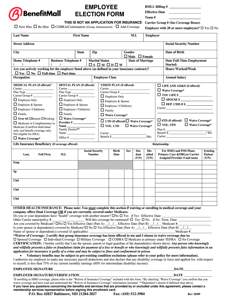 Employee Tax Election Form 2023 Employeeform