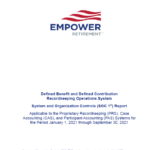Empower Retirement LLC Mass Mutual Defined Benefit And Defined