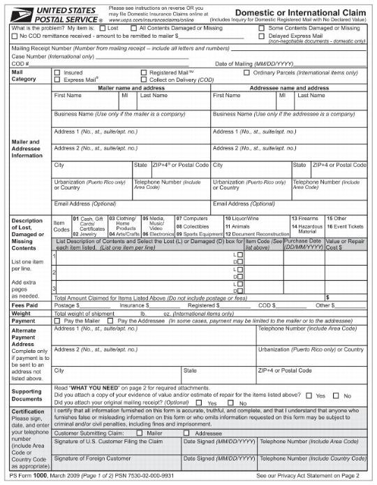 File Usps Insurance Claim How Long To Wait