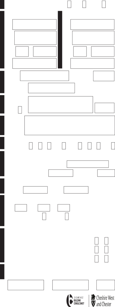 Fill Free Fillable Building Control Application Form March 19 