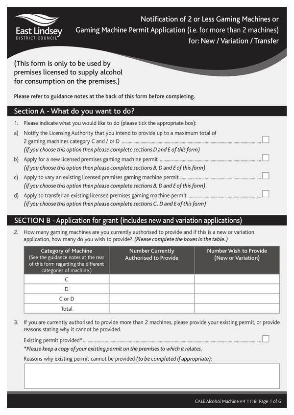 Fill Free Fillable East Lindsey District Council PDF Forms