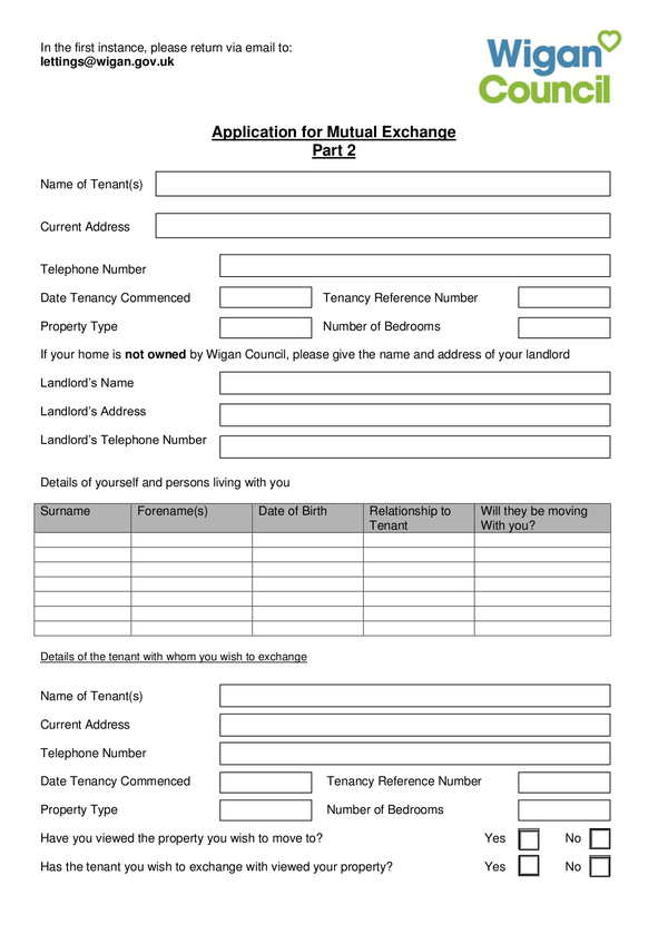 Fill Free Fillable Wigan Metropolitan Borough Council PDF Forms