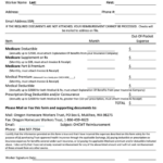 Fillable Deductible And Premium Reimbursement Claim Form Seiu Local