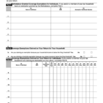 Fillable Form 8965 Health Coverage Exemptions Printable Pdf Download