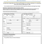 Fillable Online Householder Planning Application Form Fax Email Print