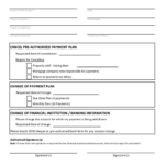 Fillable Online Pre Authorized Tax Payment Plan Cancellation Form Fax