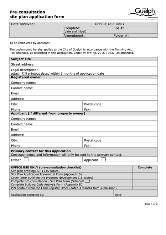 Planning Application Forms 0193
