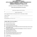 Fireworks Permit Application Form City Of Whittlesea