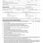 Flu Immunization Form 2019 Fill Out Sign Online DocHub